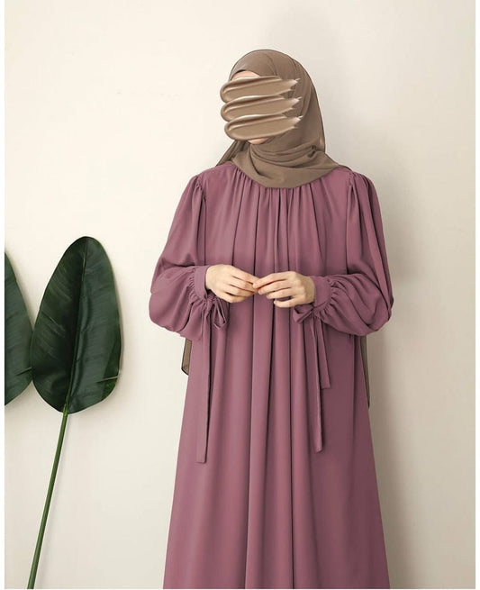 Zeyraa Lavender Abaya with Stoller