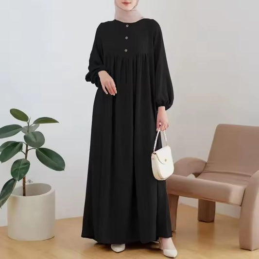 Sabaat Button Abaya