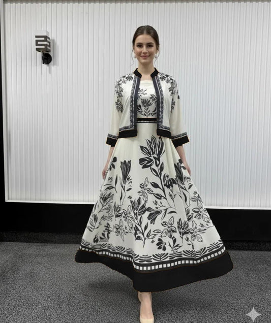 Haseena 2-Piece Maxy and Coat Set