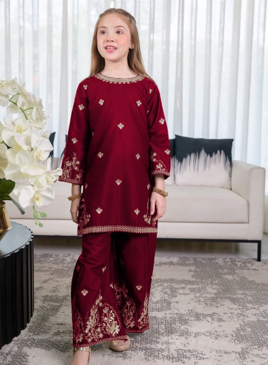 Aab-e-Husn Kids 2-Piece Co-ord Set