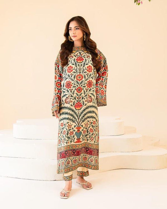 Apsaraa 2-Piece Kurta and Trouser Set