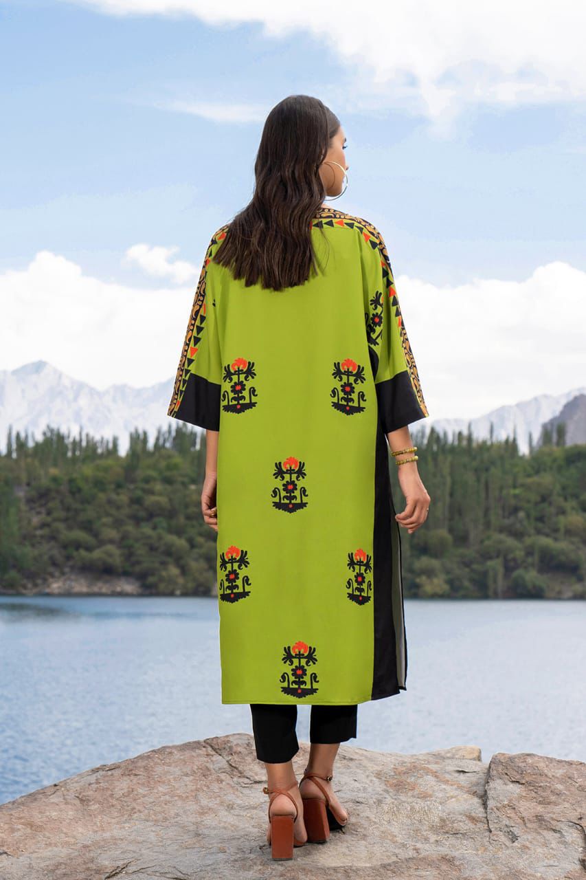 Sabz-e-Gulzaar 2-Piece Kurta & Trouser Set