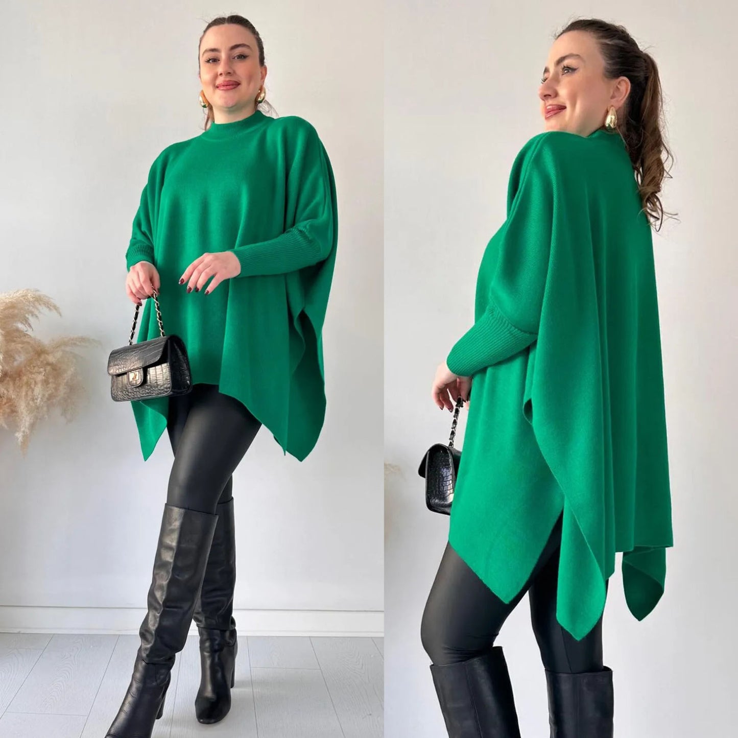 Libaas-e-Garam Bat-wing Poncho