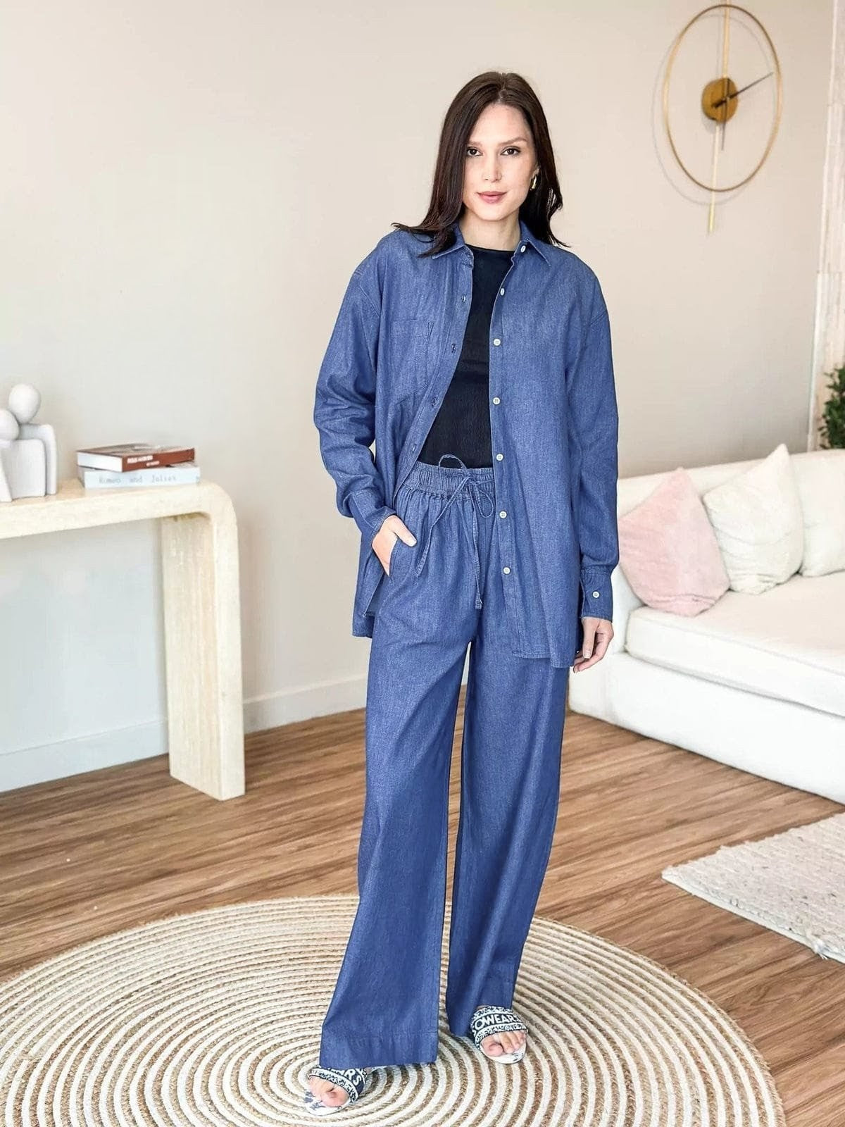 Nuraab Denim 2-Piece Suit