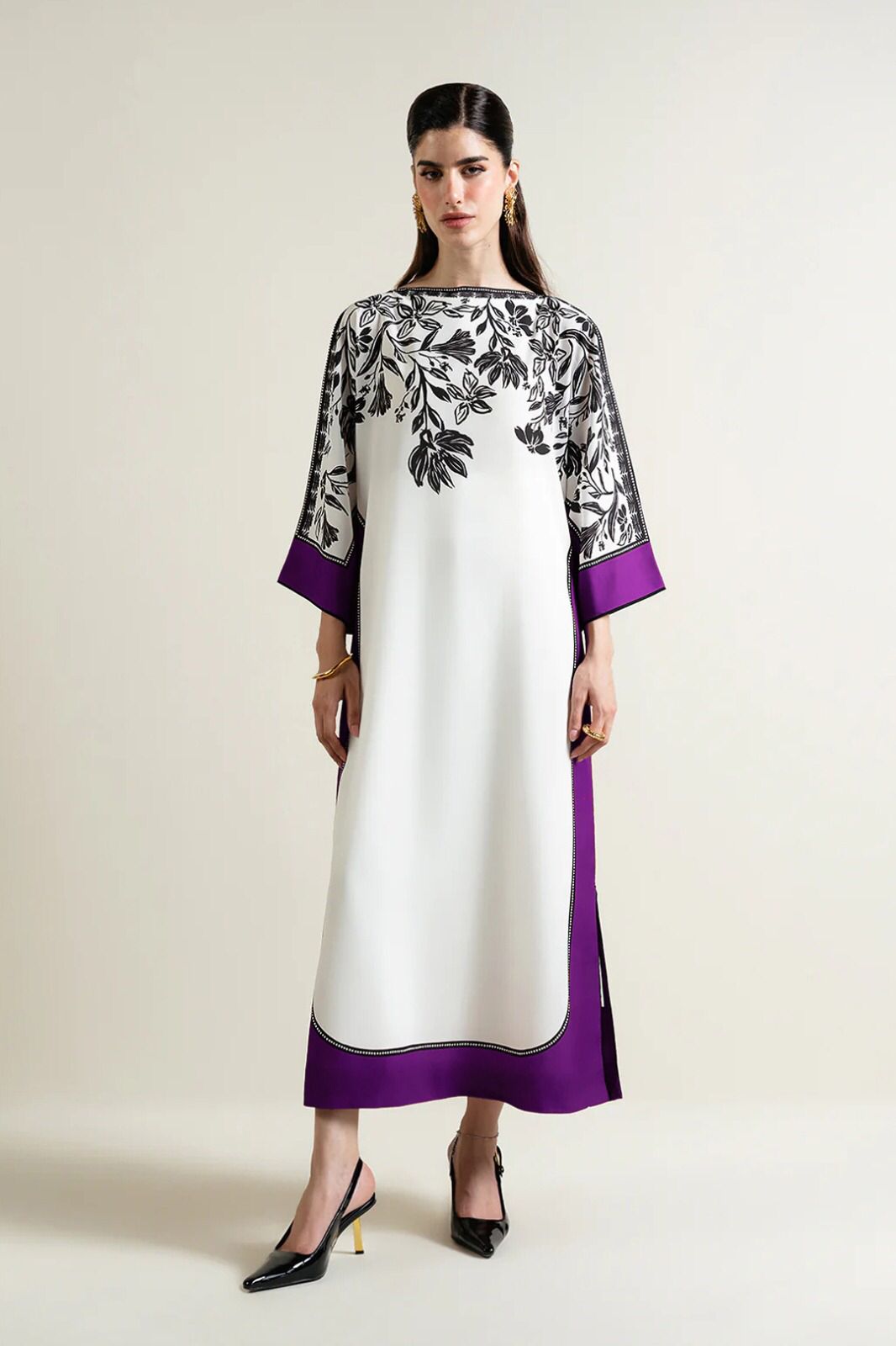 Khoobsurat 2-Piece Digital Printed Kurta & Trouser Set