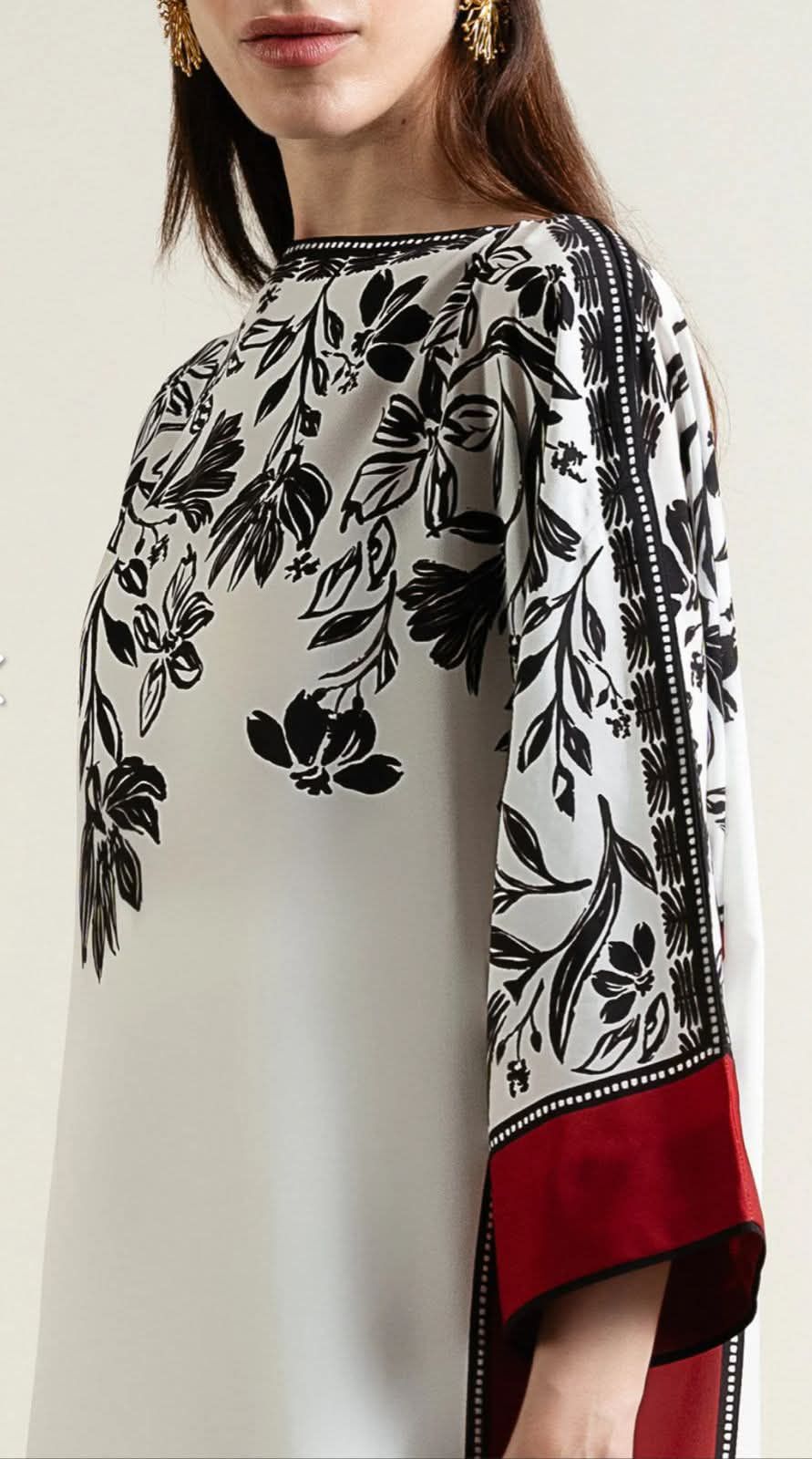 Khoobsurat 2-Piece Digital Printed Kurta & Trouser Set
