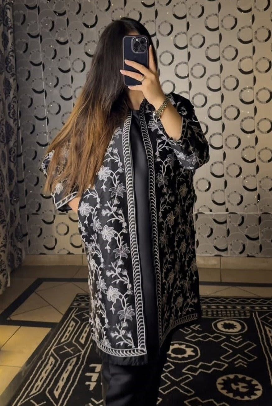 Sang-e-Marmar 3-Piece Embroidered Silk Suit