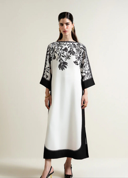 Khoobsurat 2-Piece Digital Printed Kurta & Trouser Set