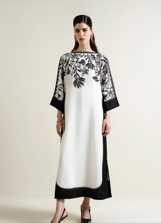 Khoobsurat 2-Piece Digital Printed Kurta & Trouser Set