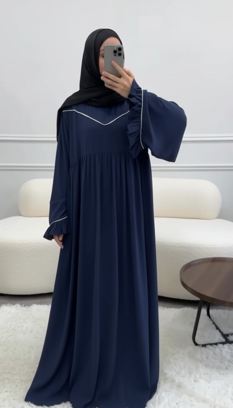 Mahvra Frill Abaya with Stoller