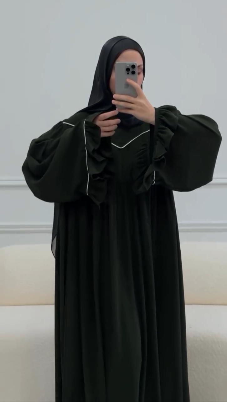 Mahvra Frill Abaya with Stoller