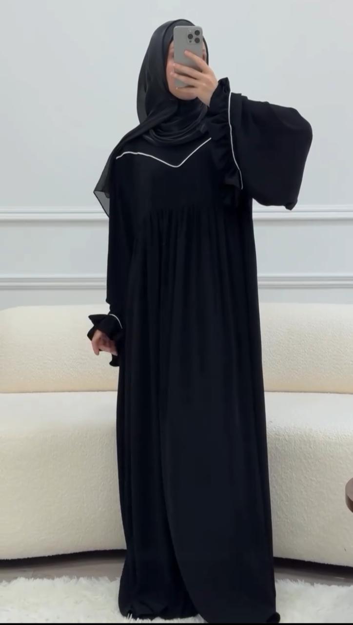 Mahvra Frill Abaya with Stoller