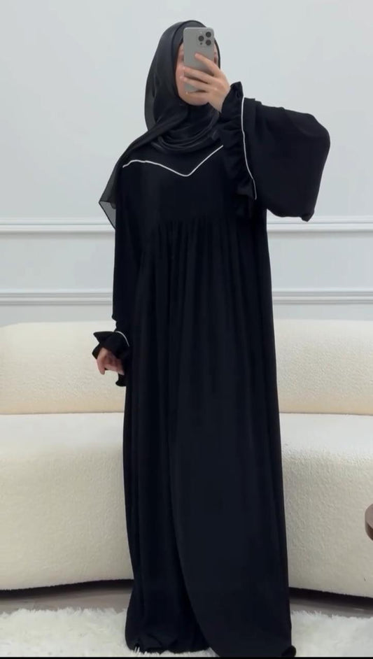 Mahvra Frill Abaya with Stoller