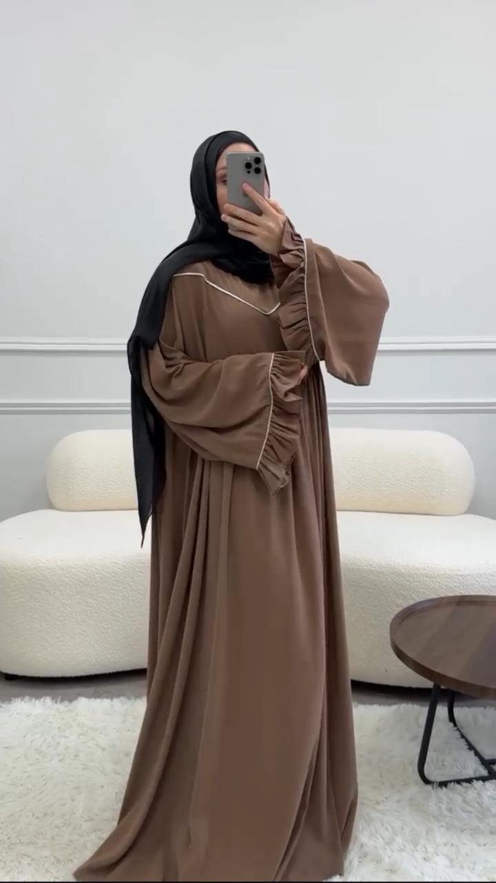 Mahvra Frill Abaya with Stoller