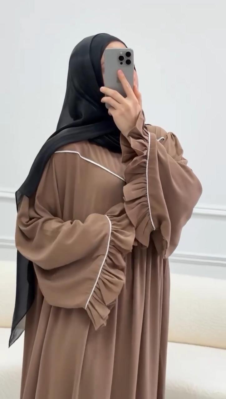 Mahvra Frill Abaya with Stoller