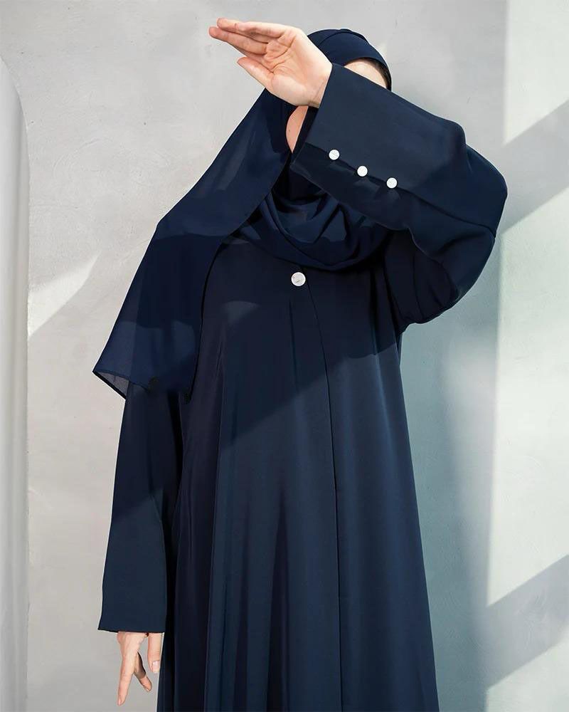 Roshay Button Abaya with Stoller