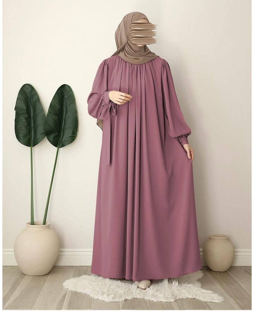 Zeyraa Lavender Abaya with Stoller