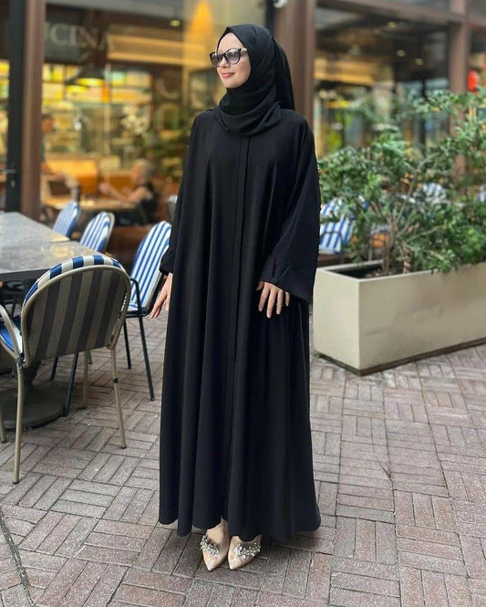 Fariyah Black Abaya with Stoller