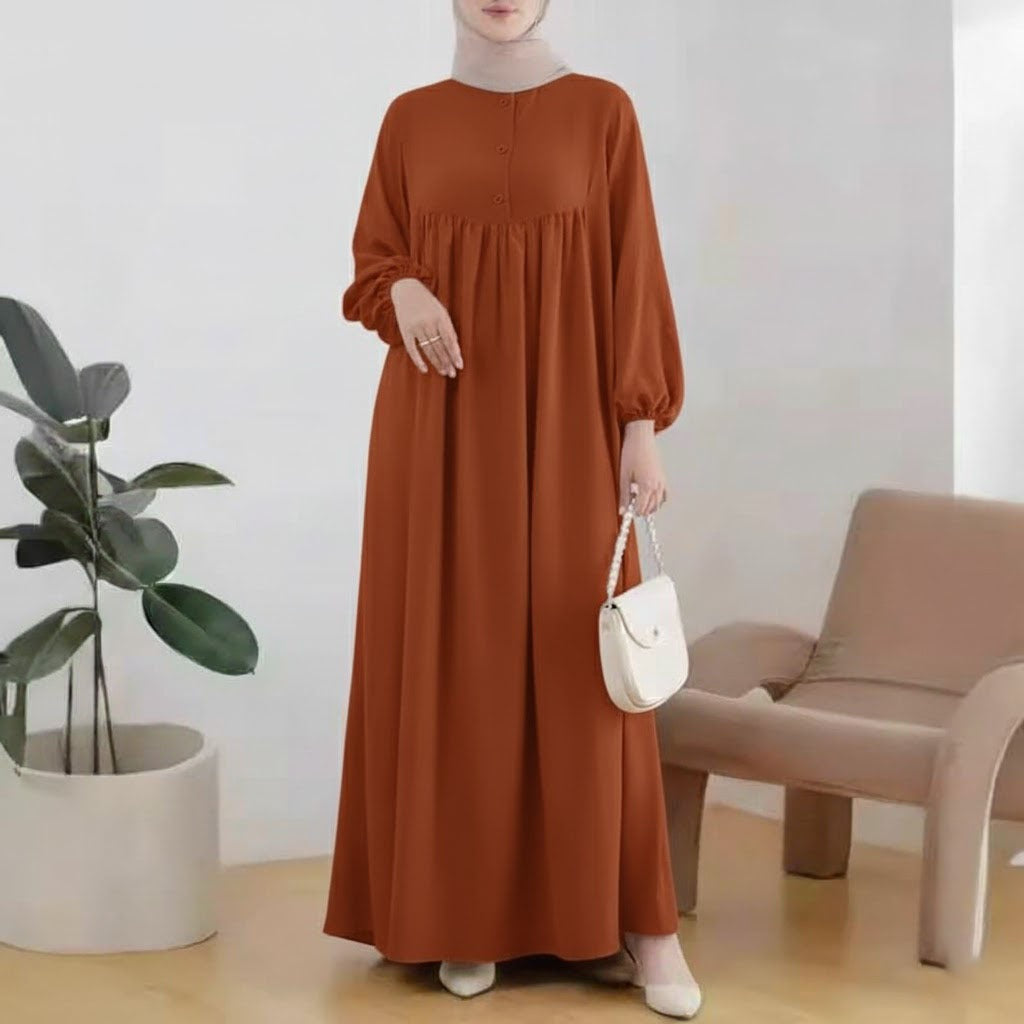 Sabaat Button Abaya