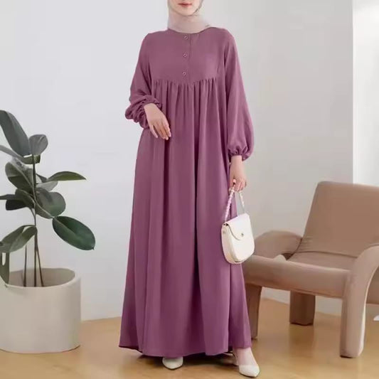 Sabaat Button Abaya