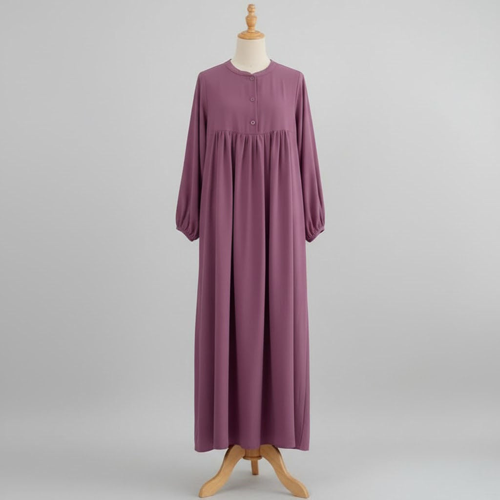 Sabaat Button Abaya