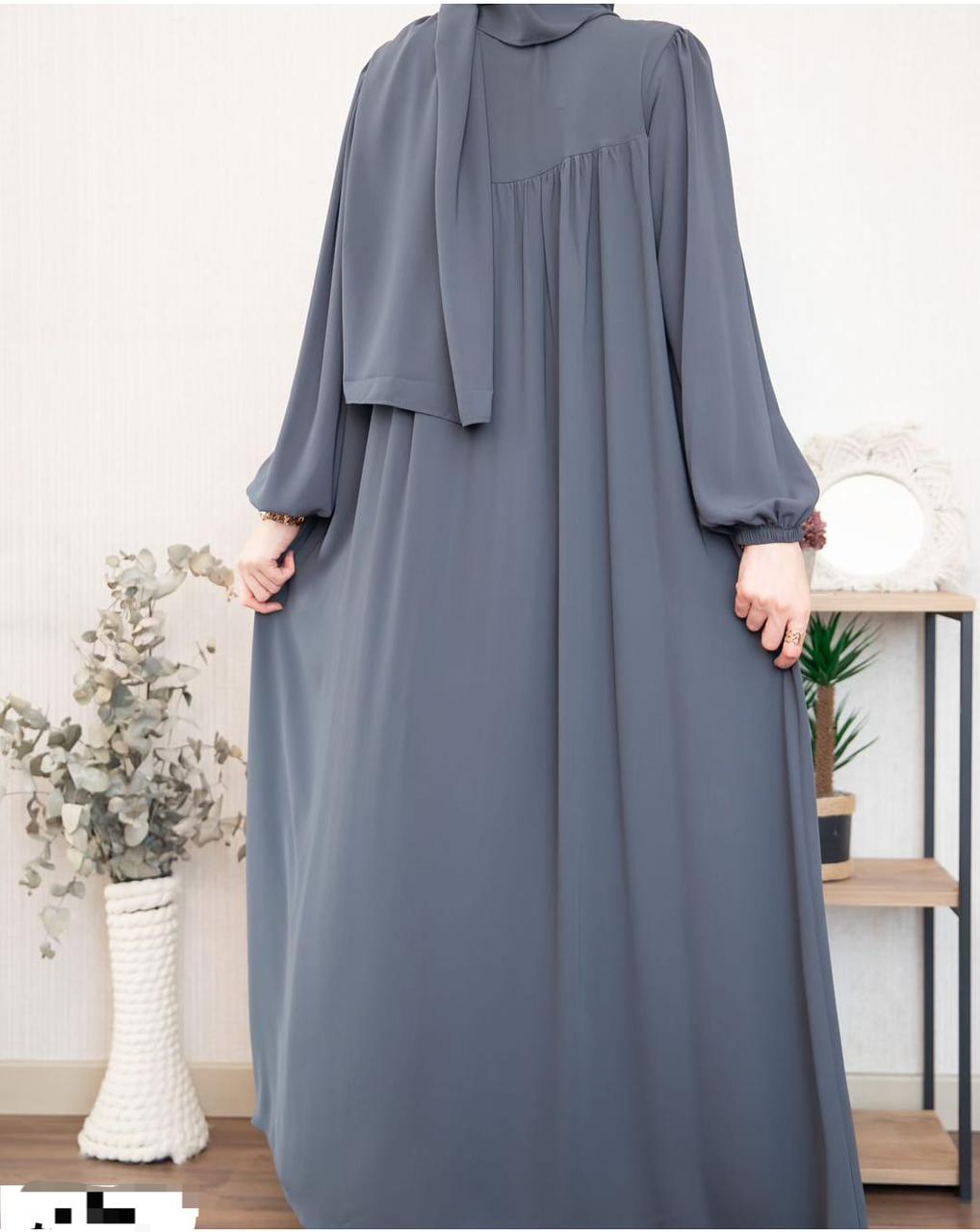 Afsana Front Button Style Abaya with Stoller
