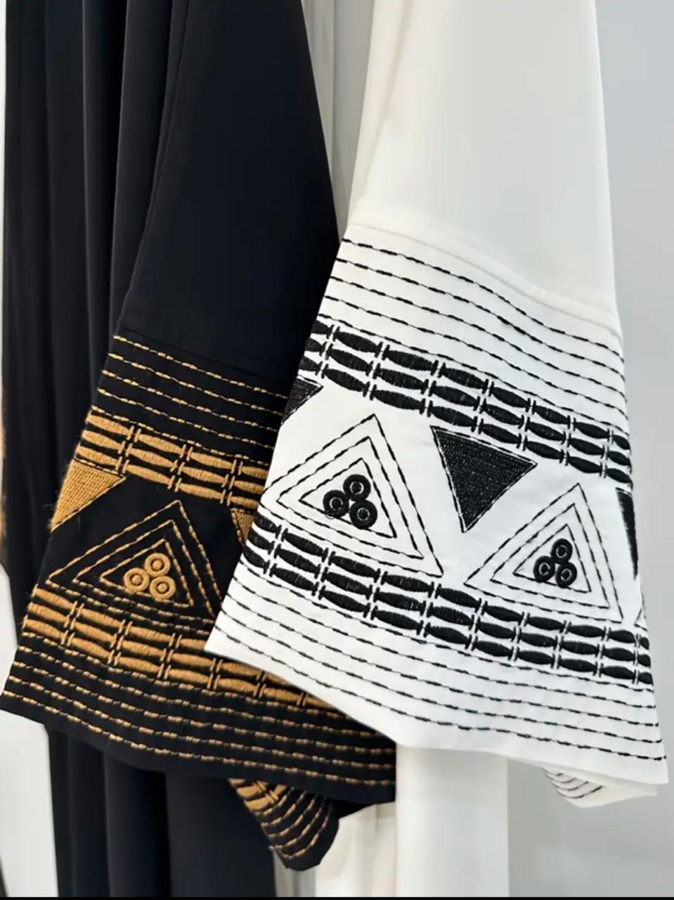 Hoor Sleeves Embroidered Abaya