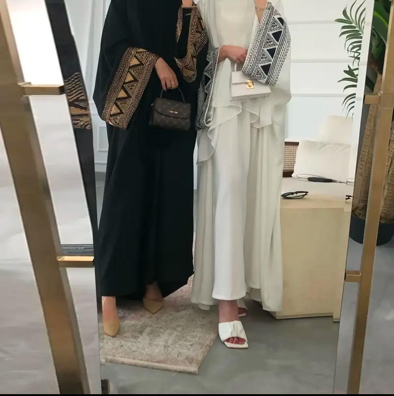 Hoor Sleeves Embroidered Abaya