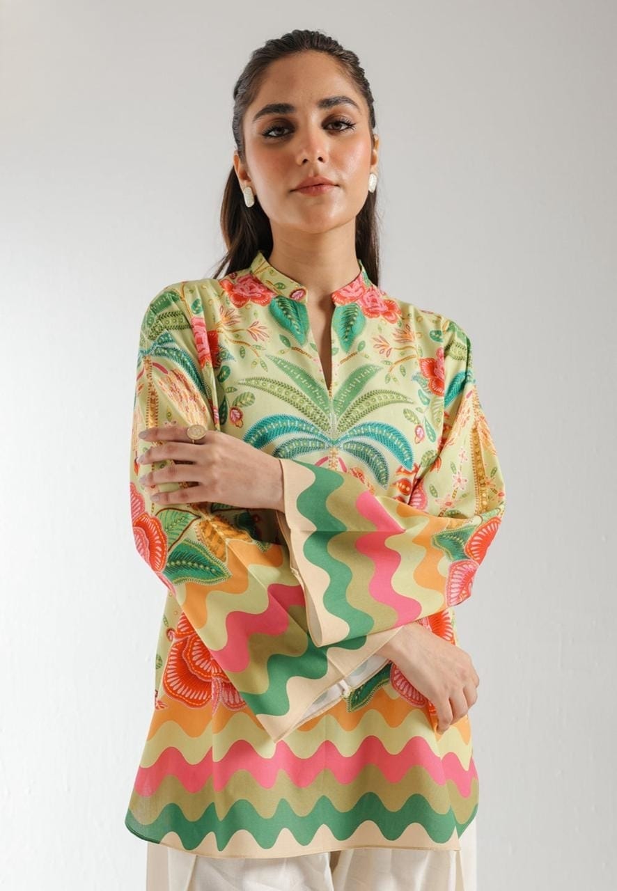 Rang-e-Bahar Lawn Kurti - Five Designs