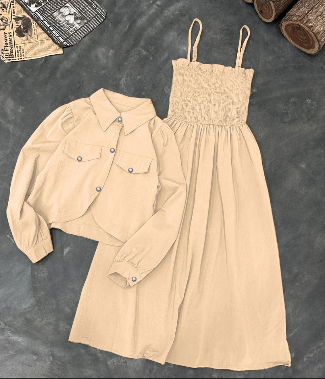 Zeenah Western Coat and Romper