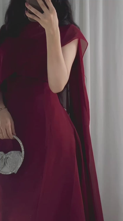 Noor-e-Mehak Cape Chiffon Maxy