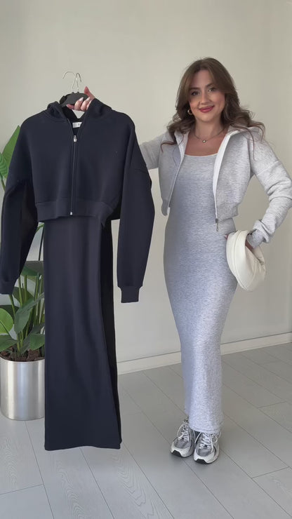 Zarkash 2-Piece Bodycon and Jacket