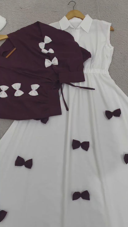 Nazakat 2-Piece Bow Maxy & Jacket