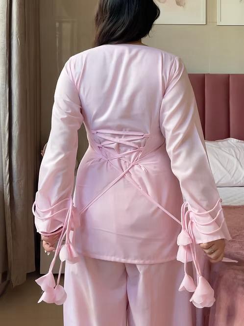 Rose 3-Piece With Farshi Shalwar