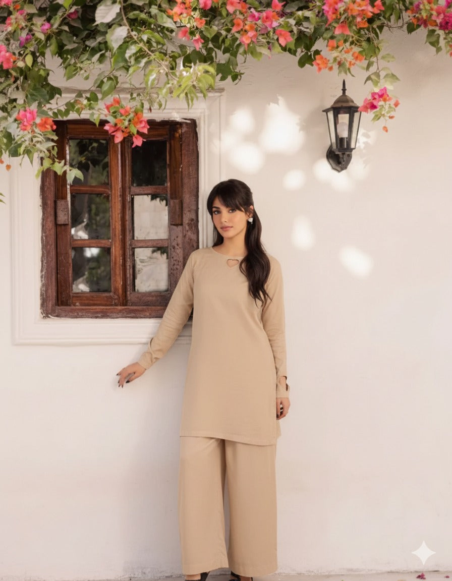 Zarmin 2-Piece Heart Cut Farshi Suit