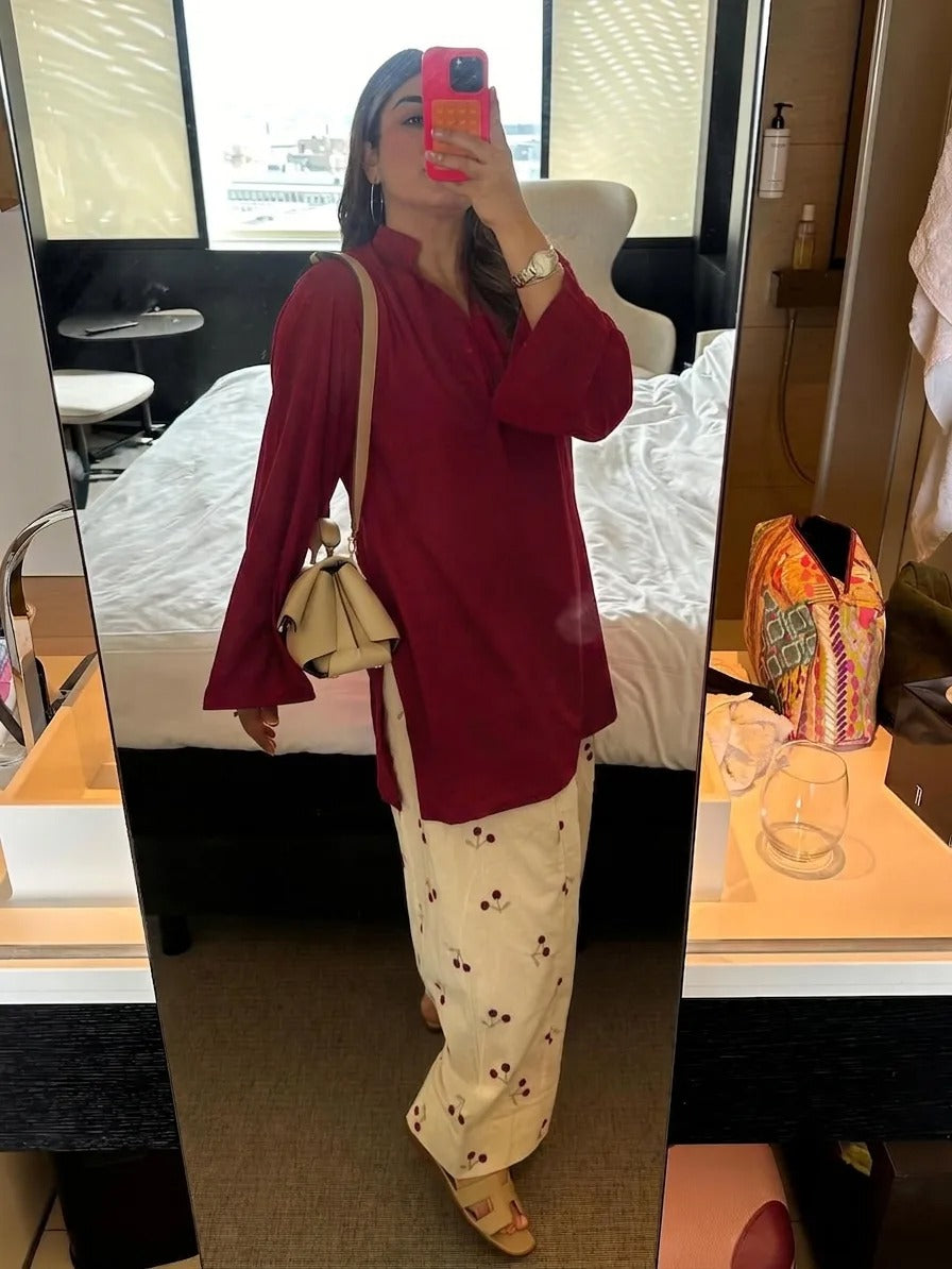 Cherry 2-Piece Co-ord Set