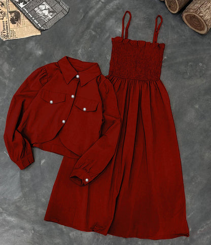 Zeenah Western Coat and Romper