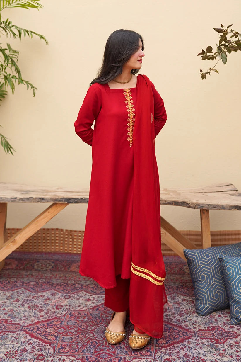 Anarkali 3-Piece Suit