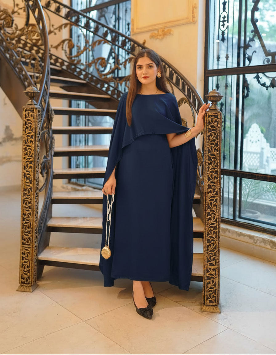 Khoobsurat Silk Cape Maxy