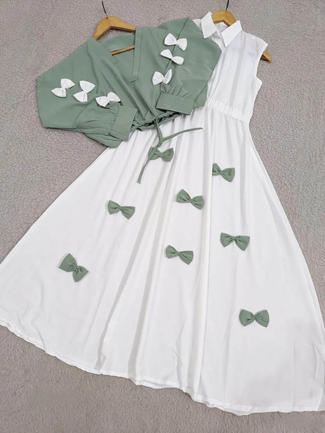 Nazakat 2-Piece Bow Maxy & Jacket