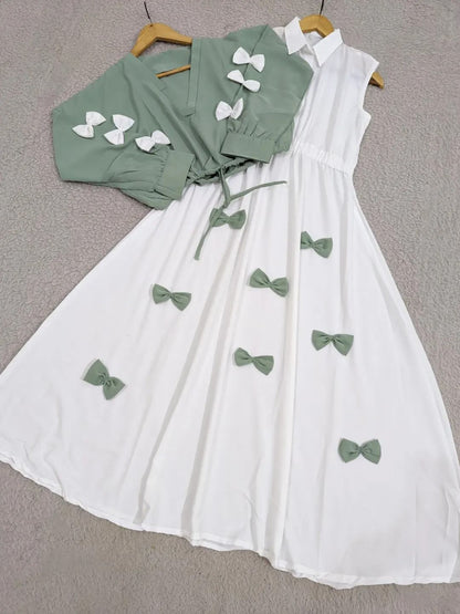 Nazakat 2-Piece Bow Maxy & Jacket