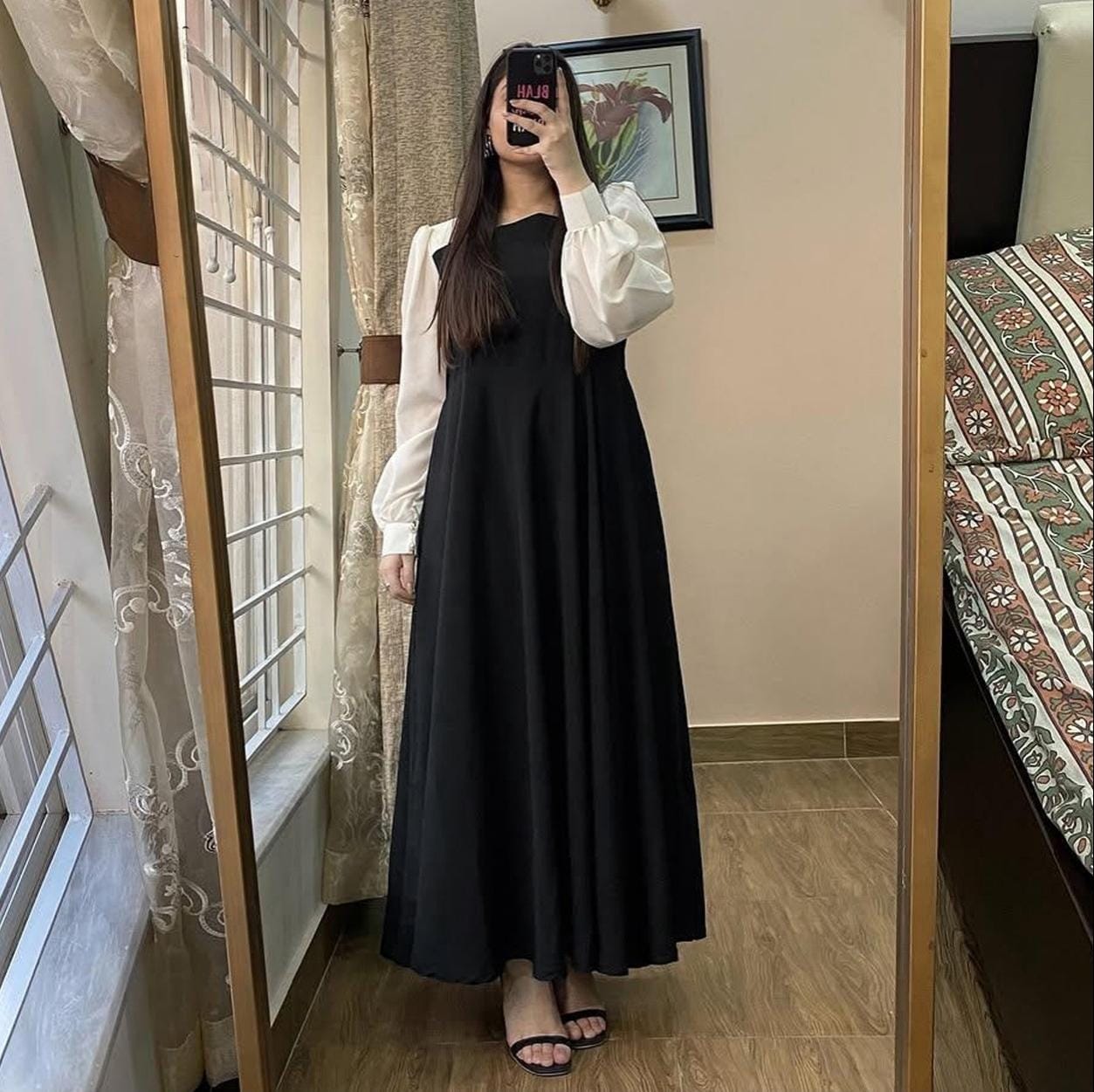 Aaftab-e-Raah Platted Chiffon Maxy