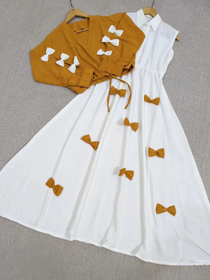 Nazakat 2-Piece Bow Maxy & Jacket