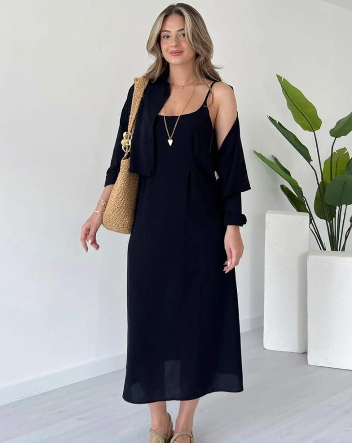 Noor-e-Haseen 2-Piece Maxy and Coat Set