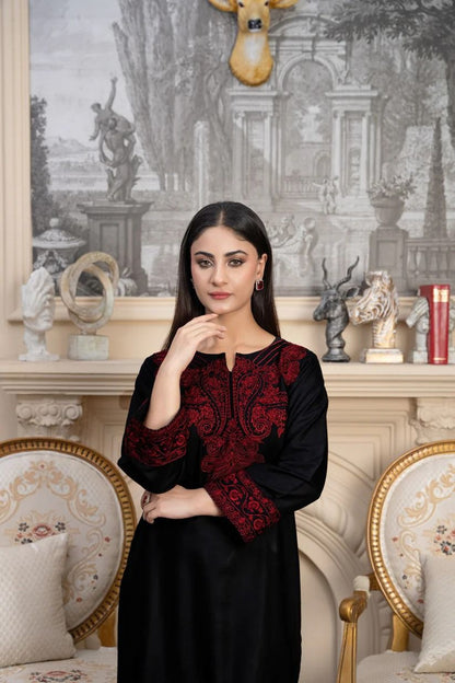 Nayab 3-Piece Embroidered Suit