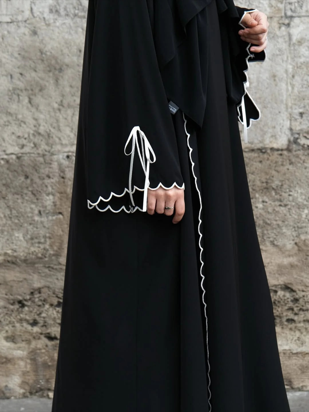 Classy Lace Work Abaya