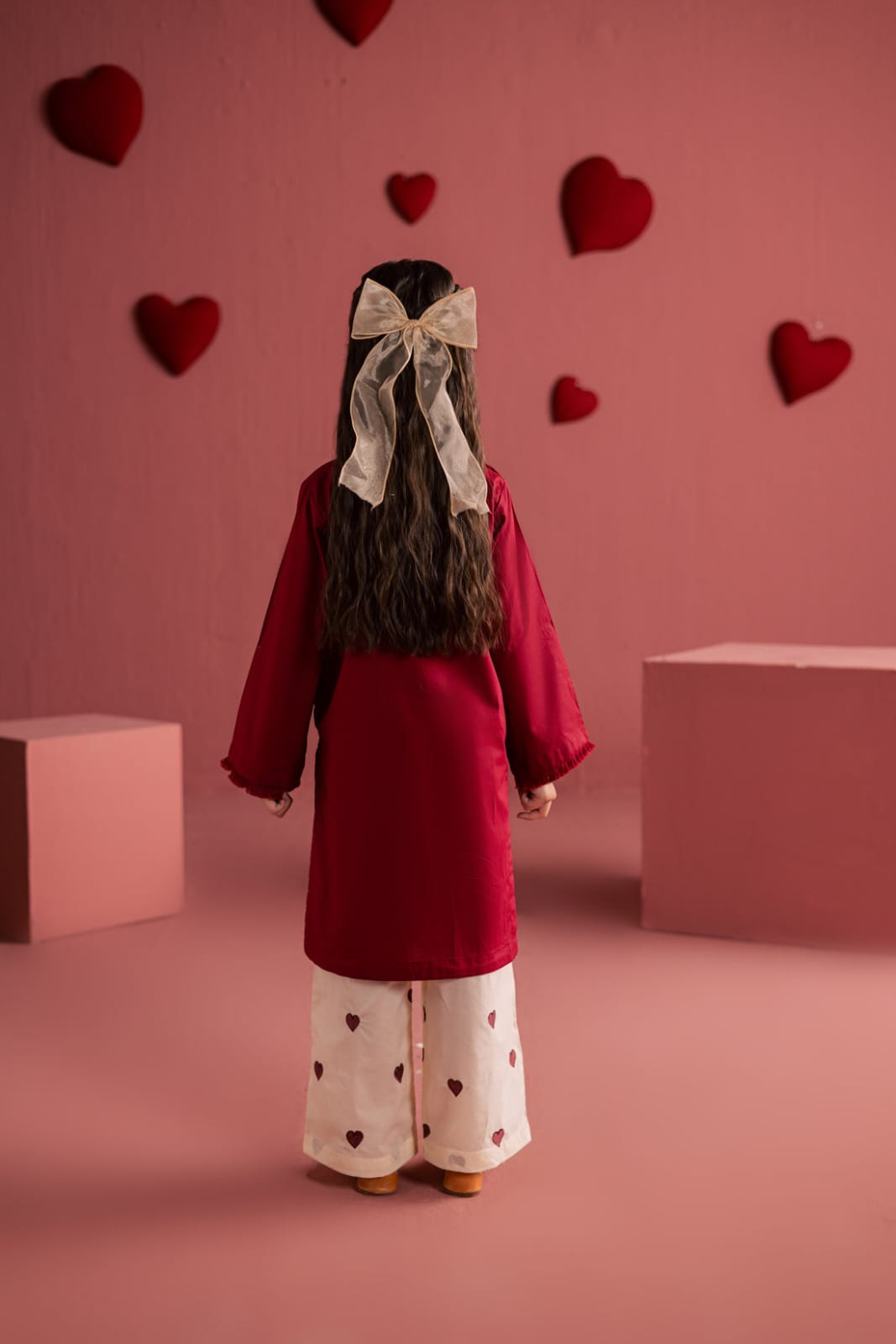 Kids Sweet Heart 2-Piece Co-ord Set