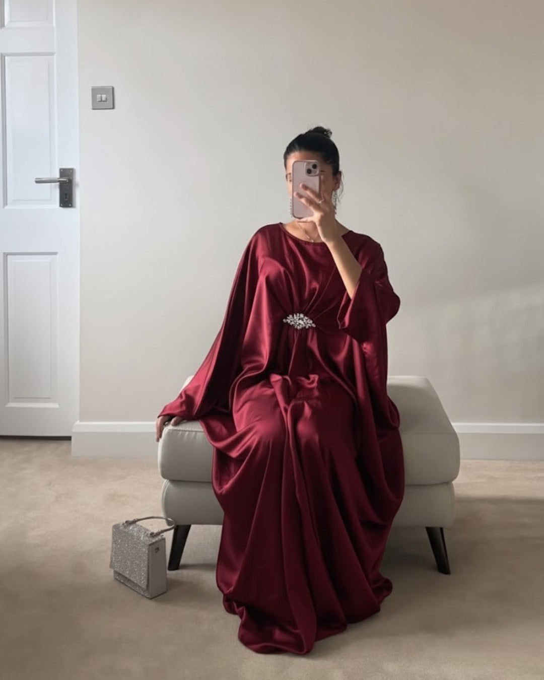 Hinaz Silk Kaftan