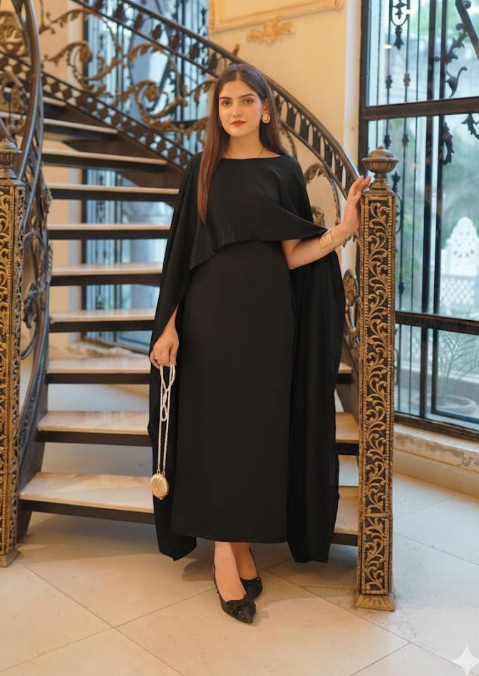 Khoobsurat Silk Cape Maxy
