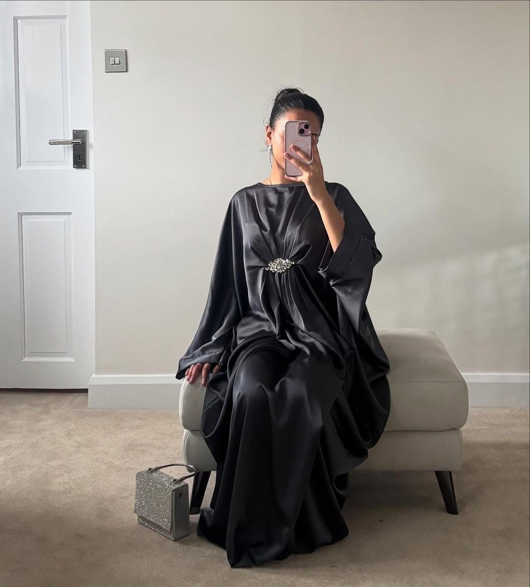 Hinaz Silk Kaftan